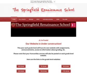 Springfieldrenaissanceschool.com(Springfield Renaissance School) Screenshot