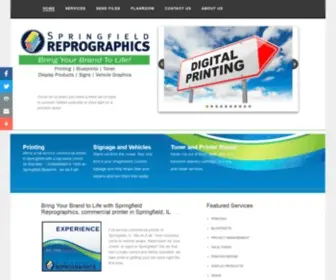 Springfieldreprographics.com(Commercial Printer) Screenshot