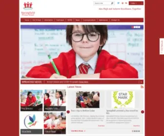 Springfieldsch.org(Springfield Primary School) Screenshot