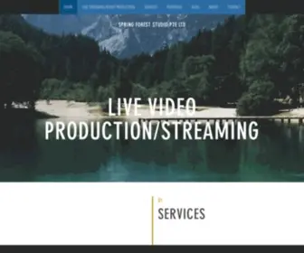 Springforeststudio.com(Professional Live Streaming Services for Events in Singapore) Screenshot