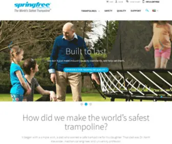 Springfreetrampoline.ae(Springfree ® Trampoline UAE) Screenshot