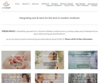 Springhealth.com.au(Spring Health) Screenshot