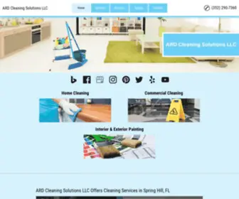 Springhillhomecleaning.com(ARD Cleaning Solutions LLC Offers Cleaning Services in Spring Hill) Screenshot