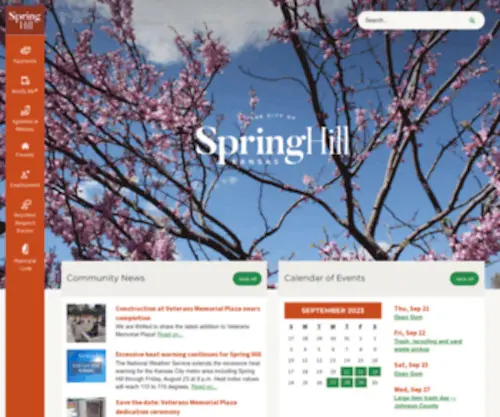 Springhillks.com(Spring Hill) Screenshot