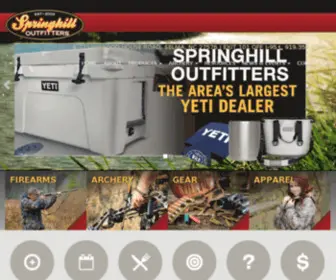 Springhilloutfitters.com(Hunting & Fishing Supplies) Screenshot