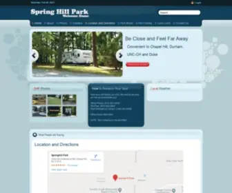 Springhillpark.com(Spring Hill RV Park) Screenshot