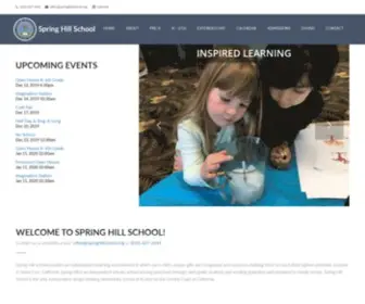 Springhillschool.org(Spring Hill School) Screenshot