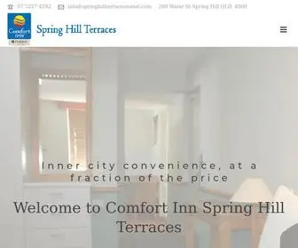 Springhillterracesmotel.com(Comfort Inn Spring Hill Terraces) Screenshot