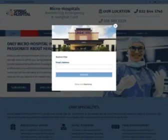 Springhospital.com(Schedule An Appointment) Screenshot