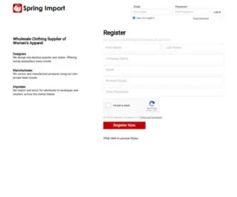 Springimport.com(Spring Import) Screenshot