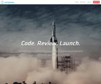 Springloops.io(The DevOps Automation Platform) Screenshot