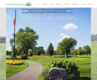 Springmeadowscountryclub.com(Spring Meadows) Screenshot