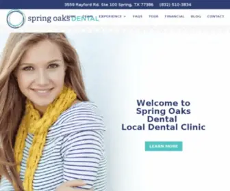 Springoaksdental.com(Spring Oaks Dental) Screenshot