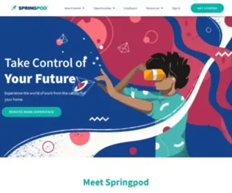 Springpod.co.uk(Springpod) Screenshot