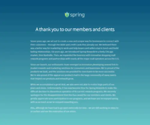 Springrewards.com(Spring Rewards) Screenshot