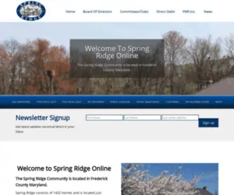 Springridgeonline.com(Spring Ridge) Screenshot