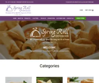 Springrolls.co.za(Springroll Delicacies) Screenshot