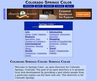 Springscolor.com(Colorado Springs Color Springs Color) Screenshot