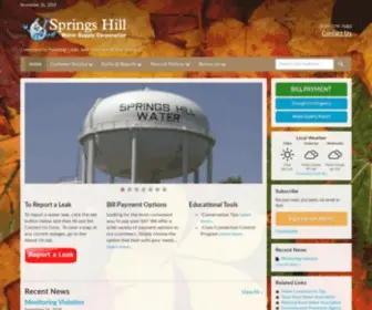 Springshill.org(Springs Hill Water Supply) Screenshot