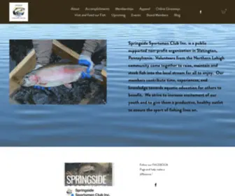 Springsidesportsmenclubinc.com(Springside Sportsmen Club Inc) Screenshot