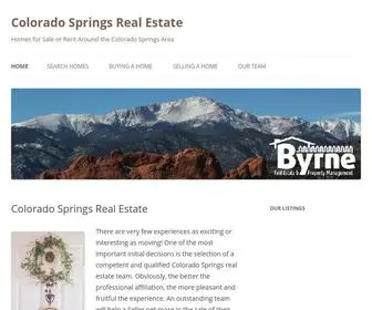 Springsliving.com(Colorado Springs Real Estate) Screenshot