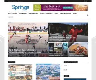 Springsmag.com(City lifestyle magazine for Colorado Springs) Screenshot