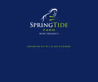 Springtidefarminc.com(Springtide Farm) Screenshot