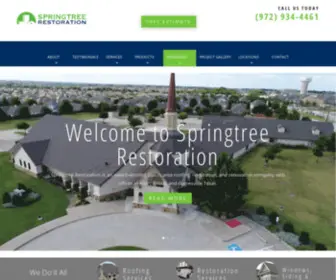 Springtreetx.com(Springtree Restoration) Screenshot