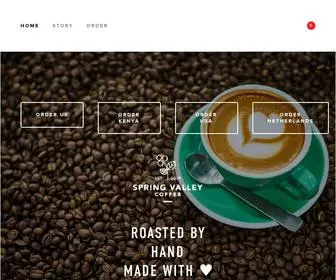 SpringValleycoffee.com(Spring Valley Coffee) Screenshot
