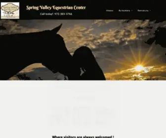 SpringValleyequestriancenter.com(Spring Valley Equestrian Center) Screenshot
