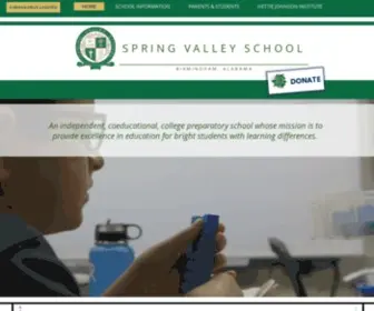 SpringValleyschool.org(Spring Valley School) Screenshot