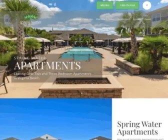 Springwaterapartments.com(Spring Water Apartments) Screenshot