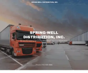 Springwelldistribution.com(Spring-well Distribution Inc) Screenshot