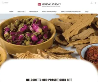Springwind.com(Spring Wind Herbs) Screenshot