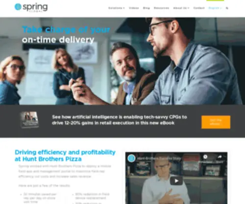 Springwireless.com(Our enterprise) Screenshot