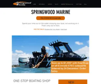 Springwoodmarine.com.au(Boats Brisbane) Screenshot