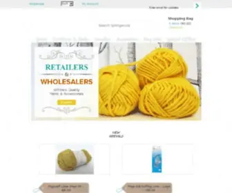 Springwools.com(Ireland's largest wool shop. Retailers and wholesalers of) Screenshot