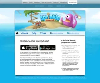 Sprinklegame.com(Sprinkle Islands) Screenshot