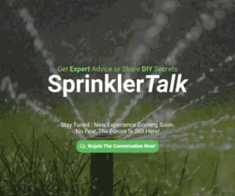 Sprinklertalk.com(Sprinkler Forum & Irrigation Resources) Screenshot