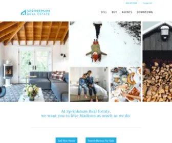 Sprinkmanrealestate.com(Sprinkman Real Estate) Screenshot