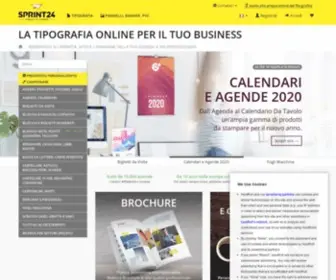 Sprint24.com(Stampa Tipografica Online) Screenshot