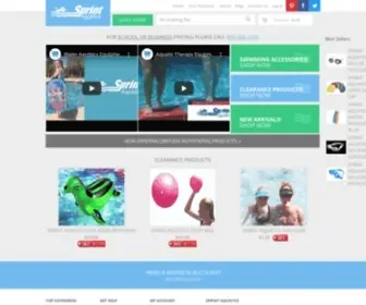 Sprintaquatics.com(Buy Swimming caps & Many more Accessories Online) Screenshot