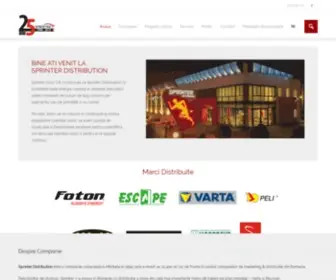 Sprinter-Distribution.ro(Sprinter Distribution Brasov) Screenshot