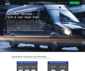 Sprinter-Rentals.com(Sprinter Van Rentals USA) Screenshot
