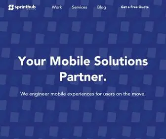 Sprinthubmobile.com(Mobile App Development Company in Nigeria) Screenshot