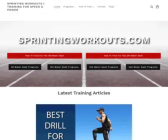 Sprintingworkouts.com(Sprinting Workouts by ATHLETE.X) Screenshot