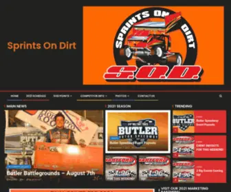 Sprintsondirt.com(Sprints On Dirt) Screenshot