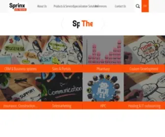 Sprinx.com(Sprinx The Doers) Screenshot