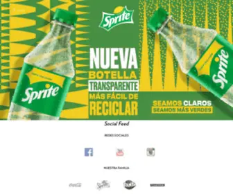 Sprite.com.bo(Sprite® Bolivia) Screenshot