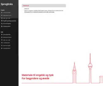 Sproglinks.dk(Sproglinks) Screenshot